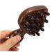 HAPINARY Portable Wooden Comb for Men - Scalp Massage & Detangling Comb - Comfortable Pick Comb - 12.10X8.00X3.50CM Brown - Buy Online on GoSupps.com