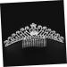 FRCOLOR Bridal Comb Rhinestone Bridal Headpiece Tiara Comb Bridal Comb Headpiece Plate Crown Bride - Buy Online on GoSupps.com