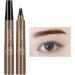 4 Point Eyebrow Pencil Eyebrow Pencil Waterproof Nature Eyebrow Pencil Eyebrow Marker For Quick Dry Simulation Long Wear No Smudge Pochy Dark Brown - Buy Online on GoSupps.com