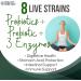 Liquid Probiotics for Women Men & Kids | Prebiotic +Ginger + Probiotics for Digestive Health | Acidophilus Probiotic | Dairy Free | Vegan | Non-GMO | Gluten Free | 30 Servings - Buy Online on GoSupps.com