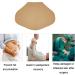 VORCY Abdominal Board for Post Surgery Compression | Tummy Tuck Aid After Liposuction | Apricot Belly Flattening Abs Board - Buy Online on GoSupps.com