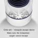 Electric Mosquito Killer Lamp - Indoor & Outdoor Insect Trap with Suction Fan (White) - Buy Online on GoSupps.com