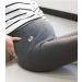 Dark Gray Velvet Maternity Leggings for Winter | Warm Pregnancy Pants for Women - Buy Online on GoSupps.com