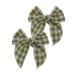 New 2025 2 Pcs Mini Fable Bow Hair Clips For Toddler New For Fashion Cotton Linen Hair Bows Barrettes Hairbow Accessories Hairgrips Jewelry Fashion Accessories Creative Gift