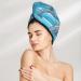 Dolphin Microfiber Hair Towel Wrap - Super Absorbent Coral Velvet Quick Dry Cap for Women with Long Curly and Thick Hair - Buy Online on GoSupps.com