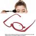 Shop Fashionable Magnifying Makeup Glasses for Women - Rotatable Red Design (+2.50 Magnification) | International Shipping Available - Buy Online on GoSupps.com