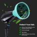 Collapsible Silicone Hair Dryer Diffuser Attachment - Lightweight Portable with Travel Bag in Blue - Buy Online on GoSupps.com