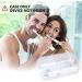 Uraqt Travel Protective Cover for Electric Toothbrush & Replacement Brush Heads - Compatible with Oral B & Philips - 3 Transparent Smooth Cases - Buy Online on GoSupps.com