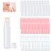 Empty lipstick 60 pieces of lipstick sleeves to fill yourself lipstick tubes 5ml empty lip balm container with cap plastic empty lip nursing stick container for DIY