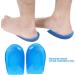 Silicone Gel Heel Cups for O/X Leg Correction Insoles (Size L41-46) - Buy Online on GoSupps.com