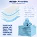 BACTIM Puppy Pads Pack of 50 Super Absorbent Disposable Dog and Puppy Training Pads (60 x 45cm) Multi Layered Leakproof Odour Locking Toilet Trainer Pee Mat for Small to Large Size Pet Incontinence - Buy Online on GoSupps.com