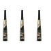 Catrice Catrice 24h Set of 3 brush-on eyeliners paraben and microplastic free with coconut water No. 010 Ultra Black nourishing permanent matte vegan fragrance-free 3 x 3 ml