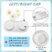 Cosysparks 6-Pack Daisy Travel Contact Lens Containers - Portable Mini Lens Box for Home & On-the-Go - Buy Online on GoSupps.com