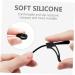 Healeved 20 Pairs Anti-Slip Silicone Glasses Covers & Holders | Ear Protectors for Schnapps Glasses | Durable Black & White Gel Pads (3.6x1.3cm) - Buy Online on GoSupps.com