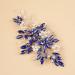 Kercisbeauty Some Blue Crystal Hair Comb for Wedding Brides Bridesmaid Women Silver Hair Piece for Special Occasion (Blue) - Buy Online on GoSupps.com