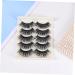 Beavorty 5 Pairs reusable fake eye lashes fakes eyelash magnetic cruelty- long false eye lashes dramatic eyelashes natural fake lashes natural false lashes dense false eyelashes 3d - Buy Online on GoSupps.com