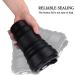 DARUNAXY Collapsible Travel Cup - Silicone Folding Camping Cup with Lid - 19oz Portable Bottle (Black) - Buy Online on GoSupps.com
