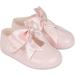 Baypods Baby Girls Soft Sole Pre Walker Shoes with Diamante Bow | Pink Patent | Made in England | Size 2 UK - Buy Online on GoSupps.com