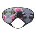 Spa Stone and Rose Flowers Print Unisex Sleeping Eye Mask Soft Comfortable Light-Blocking Eye Mask