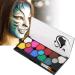 Professional Face & Body Painting Set - 15 Colors DIY Cosmetic Tools with Brush & Storage Box - Buy Online on GoSupps.com