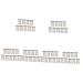 FOMIYES 54 Sheets Waterproof Eyebrow Stickers Make up Kit Natural Eyebrow Stickers False Eyebrows Cosmetics
