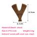 10pcs Cartoon Wood Tower Pendant | Natural Animal Shape Beech Wooden Handmade | DIY Beading Necklace Pendant - Buy Online on GoSupps.com