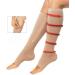 Furein Open Toe Zipper Compression Socks XL - Unisex Support for Men & Women | Ideal for Travel & Everyday Comfort - Buy Online on GoSupps.com