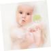 4pcs Baby Facial Bath Balls - Exfoliating Body Scrubber & Soft Sponge Cleansing Pads for Toddlers | Baby Powder Talc & Cornstarch Shower Essentials - Buy Online on GoSupps.com