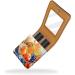 Travel Lipstick Organizer Case - Portable Makeup Bag with Mirror | Autumn Harvest Grapes & Pumpkin Design - Buy Online on GoSupps.com