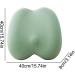 Car Backrest Cushion | Breathable Lumbar Support Cushion | Summer Soft Sponge Waist Protection Cushion Ergonomic Backrest Cushion for Men Green - Buy Online on GoSupps.com