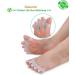 XinLace Bunion Corrector Gel Toe Separators - Toe Spacers for Hammer Toe Treatment and Pain Relief - Buy Online on GoSupps.com