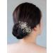 SWEETV Rhinestone Wedding Hair Comb - Handmade Bridal Hair Clip for Women in Gold - Buy Online on GoSupps.com