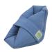 Wisexplorer Heel Protector Cushion Quilted Foot Pillow for Relieving Pressure Sores Bed Sores and Ulcers Heel Pillow Boot with Thick Fluffy Filling and Extra Gentle Velvet Fabric(1pcs Pack-small) 8.86*8.86*4.33inches