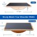 StrongTek Wooden Balance Board - Professional Rocker Board for Standing Desk, Core Strength, Stability - Anti-Slip Roller for Under Desk Use - Office Wobble Board Essential - Buy Online on GoSupps.com