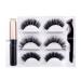 Magnetic Eyeliner and Lashes Kit Upgraded Eyeliner 3 Styles Magnetic Eyelashes with Waterproof Long-lasting Magnetic Liquid Eyeliner Non-toxic Long lasting Reusable GLUE FREE Cruelty Free Little Black
