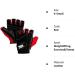 RIMSports Workout Gloves for Men and Women - Breathable Weight Lifting Gloves for Gym  Exercise  Weightlifting  Cycling  Rowing  Training Leather Palm Padded Thumb Protected Against Calluses Blister Red Medium - Buy Online on GoSupps.com