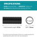 HG Power Exhaust Hose 125mm - 5m Flexible PVC Aluminum Tube for Sound Insulation & Thermal Protection - Premium Exhaust Ventilation Solution - Buy Online on GoSupps.com