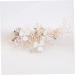 Didiseaon Vintage Hair Comb Rhinestone Gold Hair Comb Gold Leaf Hair Comb Flower Hair Combs for Women Decorative Pearl Hair Comb Rhinestone Hair Comb Tiara Hair Accessories Wedding Bride - Buy Online on GoSupps.com