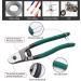 AYQWE Bike Cable End Caps Set | 50pcs 5 Colors Crimps & Cutter | Stainless Steel Wire Rope Aircraft Bicycle Tool - Buy Online on GoSupps.com