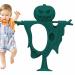 Generic silicone bite ring for babies pumpkin silicone bite ring-safe silicone bite rings for babies and toddlers-soothing bite ring toys in pumpkin design cake stuff silicone relieves dark green