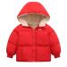 Kids4ever Baby Boys Girls Winter Coat Toddler Zipper Hooded Jacket Windproof Warm Fleece Outerwear Snowsuit with Two Pockets 12 Months-5 Years Red 4-5 Years