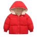 Kids4ever Baby Boys Girls Winter Coat Toddler Zipper Hooded Jacket Windproof Warm Fleece Outerwear Snowsuit with Two Pockets 12 Months-5 Years Red 4-5 Years