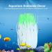 Buy Simulation Artificial Silicone Anemone Coral Ornament - Green Aquarium Decor for Fish Tanks | International Shipping - Buy Online on GoSupps.com
