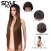 Shop Style Icon 38-Inch Lace Front Wig | Super Long Straight Synthetic Wig with Baby Hair - 150% Density | Deeper Middle Part (TT6/30W) - International Shipping Available - Buy Online on GoSupps.com