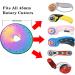 45mm Rotary Cutter Blades - 10 Pack Rainbow Replacement Blades for Fiskars, OLFA, Martelli, Dremel, Truecut - Ideal for Quilting, Scrapbooking, Sewing - SKS-7 Fabric Cutting Refills - Buy Online on GoSupps.com