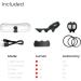 Overade Gymnasium - 5 Red Modes Bicycle & Scooter Helmet Light with Oximote Remote Control & Brake Light Function - Buy Online on GoSupps.com