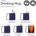 JFA Supplies 1 Handle 165ml Blue Adult Drinking Mug - Non Spill Cup - Buy Online on GoSupps.com