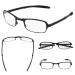 Shop Lightweight Foldable Presbyopic Reading Glasses - 2 Colors Multiple Strengths Available - Buy Online on GoSupps.com