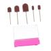 Toddmomy 1 Set Nail Sand Ring Cap Manicure Kit Nails Kit Set Manicure Set Nail Drill Bit Set for Nail Clean Drill Set Felt Wool Nail Drill Bit Rosy Manicure Tool Nail Art Accessory Hard 8x6cm Rosy