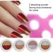 4 Jars Nail Art Glitter Mirror Powder Pigment Powder with Nail Sponge Brushes Double Color Chrome Manicure Powder for Nail Art Decoration - Buy Online on GoSupps.com